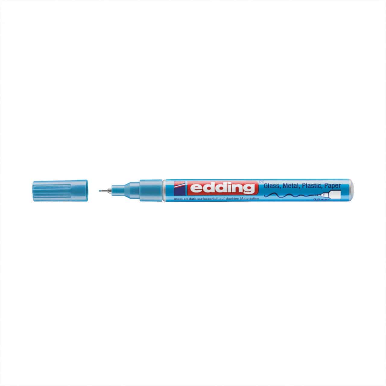 edding 780 Glanzlackmarker hellblau metallic