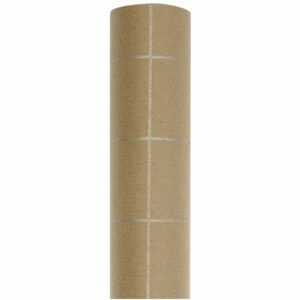 Paper Poetry Geschenkpapier Raster Kraftpapier gold 70cm 2m 70g/m²