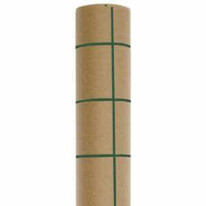 Paper Poetry Geschenkpapier Raster Kraftpapier grün 70cm 2m 70g/m²