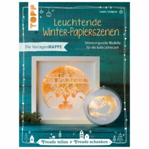 TOPP Leuchtende Winter-Papierszenen Vorlagenmappe
