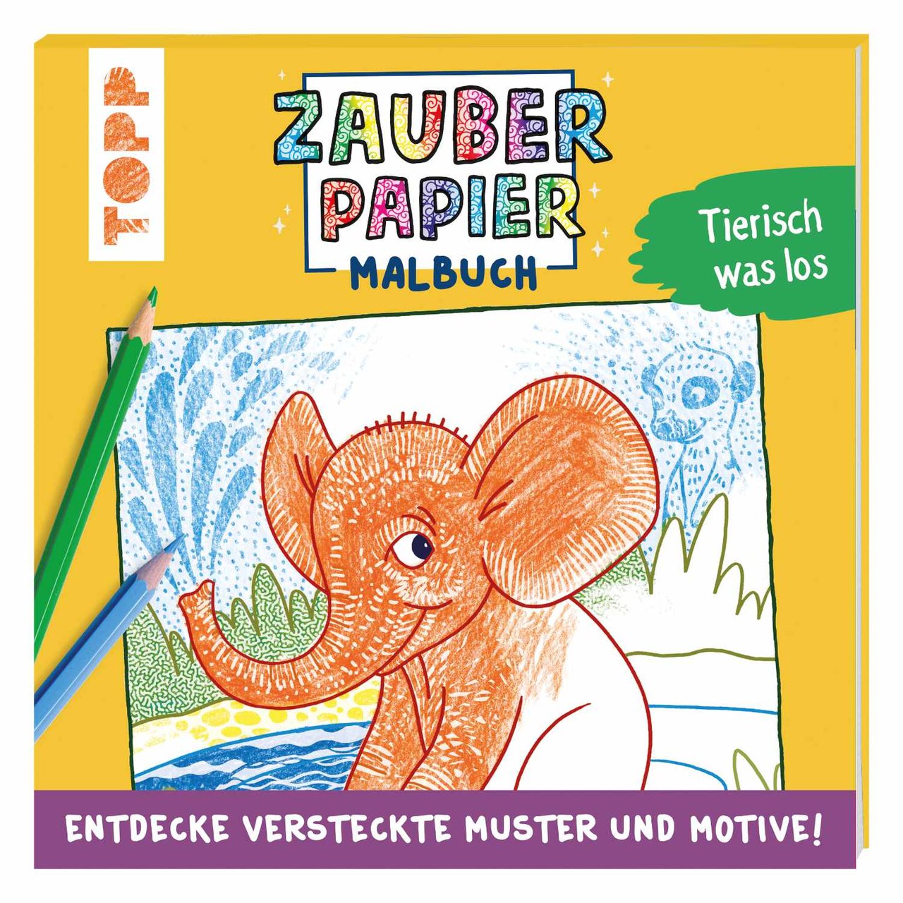 TOPP Zauberpapier Malbuch - Tiere