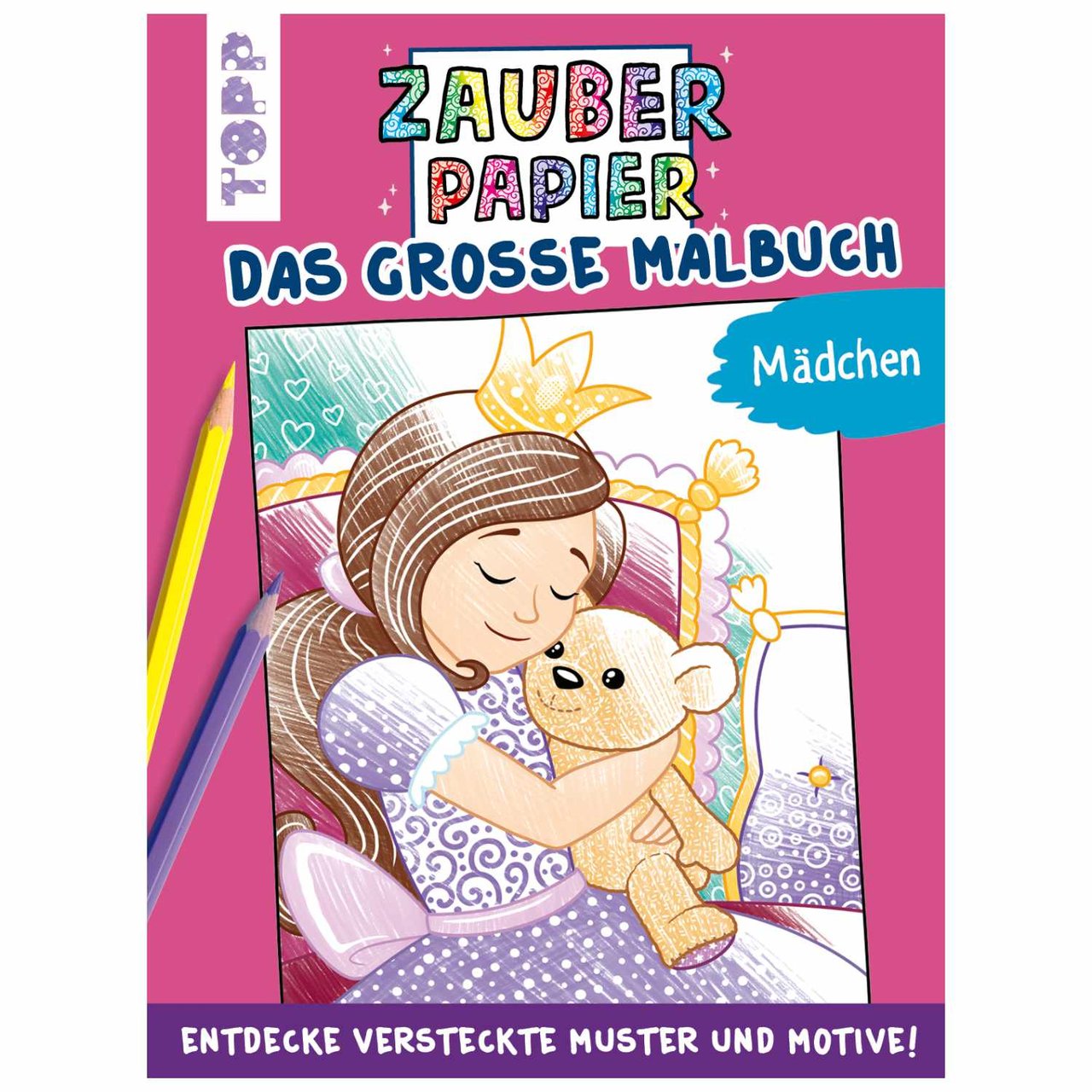 TOPP Zauberpapier - Das große Malbuch Mädchen