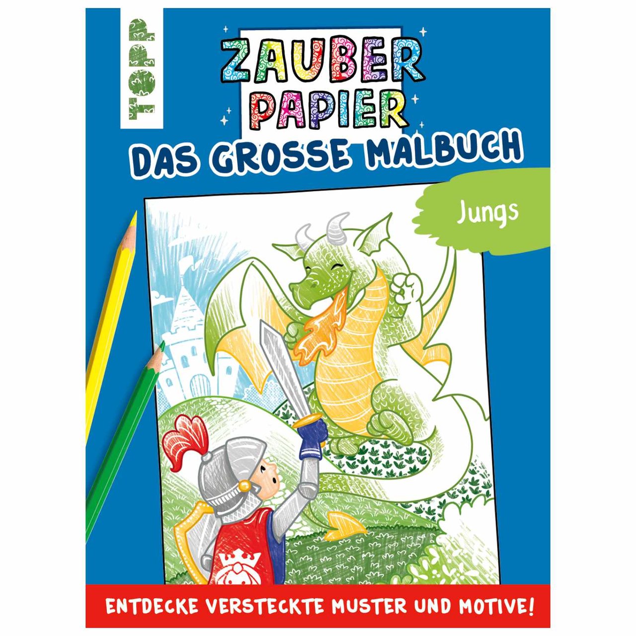 TOPP Zauberpapier - Das Große Malbuch Jungs