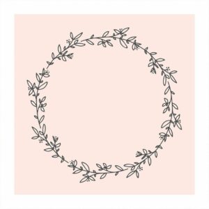 May&Berry Stempel Kranz nude 45x45mm