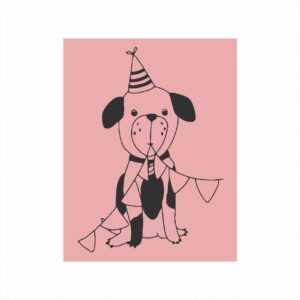 May&Berry Stempel Hund rosa 35x45mm