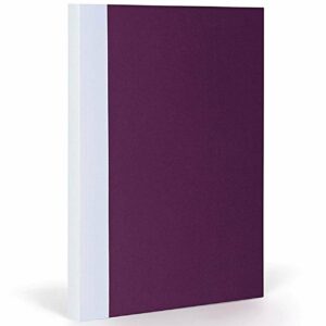 FANTASTICPAPER Notizbuch XL kariert aubergine-white