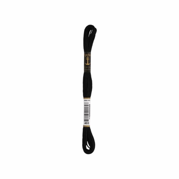 MEZ Anchor Coats Sticktwist 8m 00403 schwarz