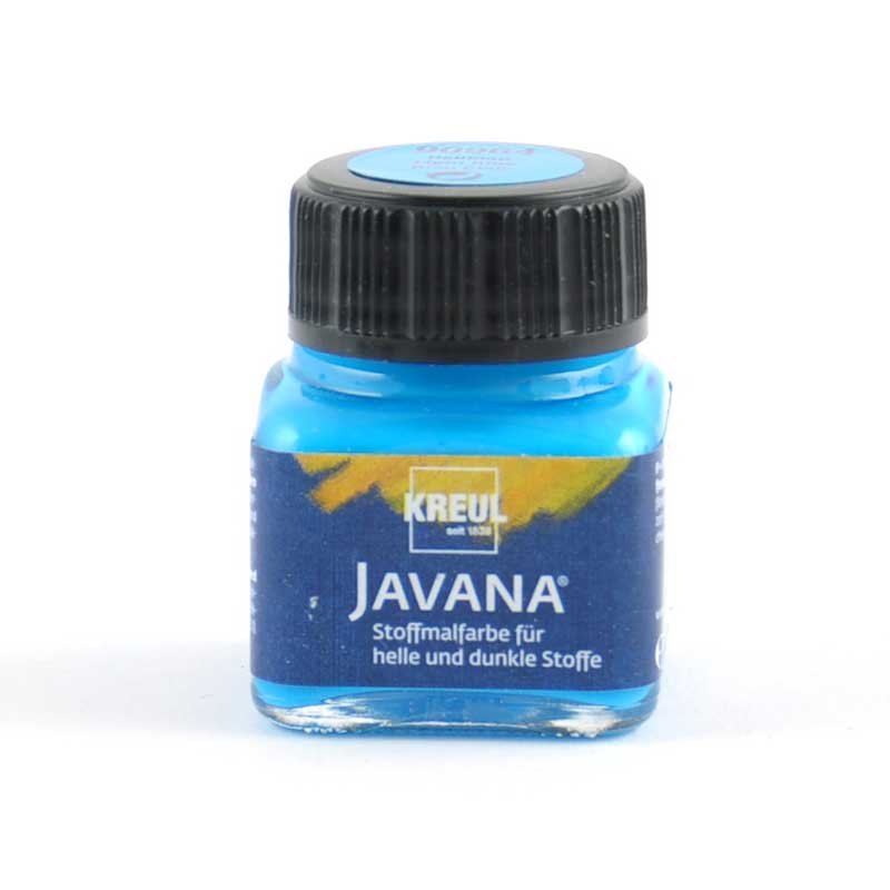 KREUL Javana Stoffmalfarbe helle und dunkle Stoffe 20ml hellblau