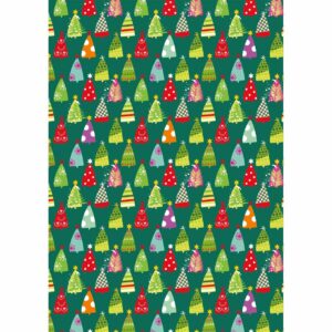 MARPA JANSEN Transparentpapier X-MAS Trees 50x60cm