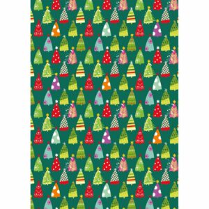 MARPA JANSEN Transparentpapier X-MAS Trees 50x60cm