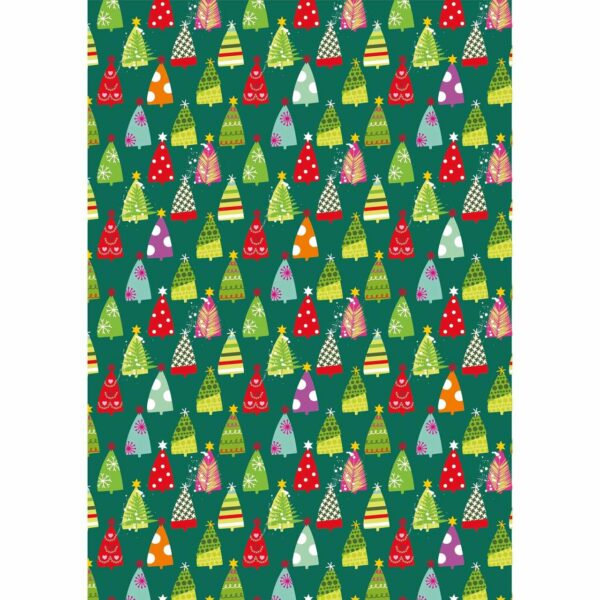 MARPA JANSEN Transparentpapier X-MAS Trees 50x60cm