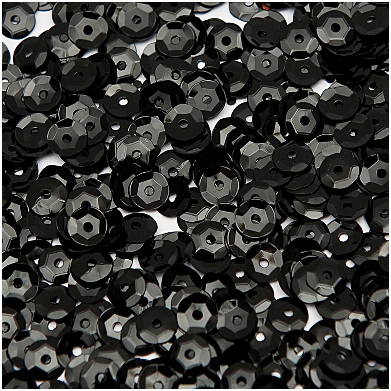 Rico Design Paillettenschüssel 7mm 6g schwarz