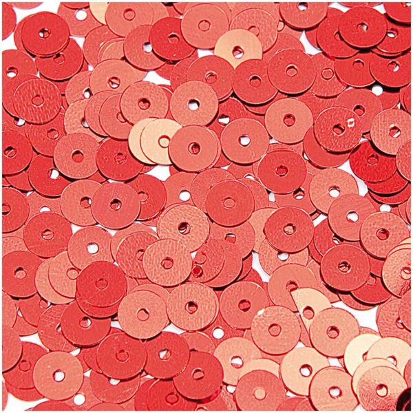 Rico Design Paillettenscheibe 7mm 6g rot