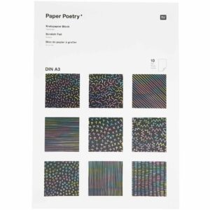 Paper Poetry Kratzpapierblock A3 10 Blatt