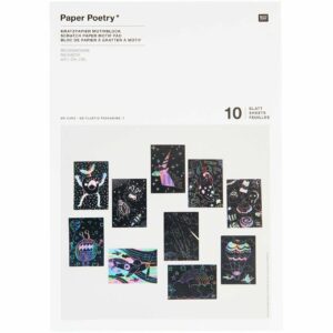 Paper Poetry Kratzpapier Motivblock A5 10 Blatt
