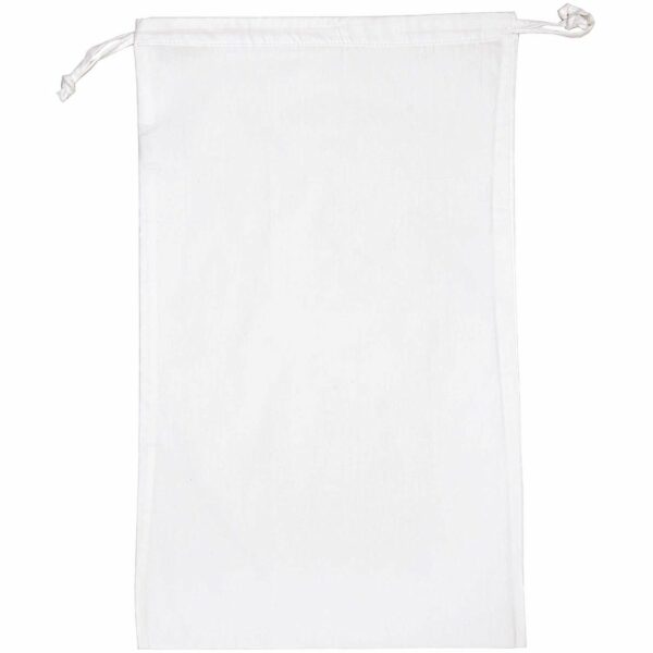 Rico Design Beutel mit Zugband weiß 27x45cm