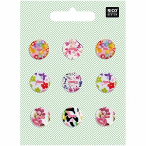 Rico Design Knopfmix perlmutt Floral Nr.1 1