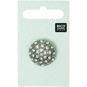 Rico Design Schmuckknopf mit Strass 2