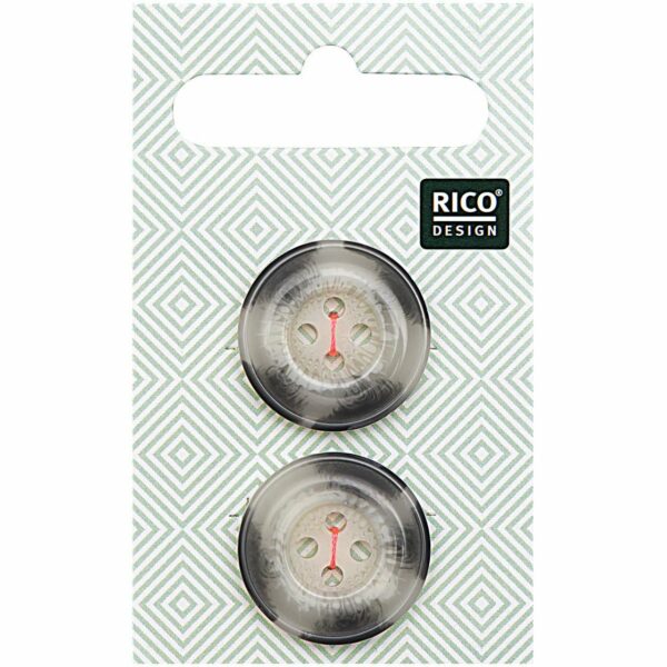 Rico Design Knopf beige-grau 2