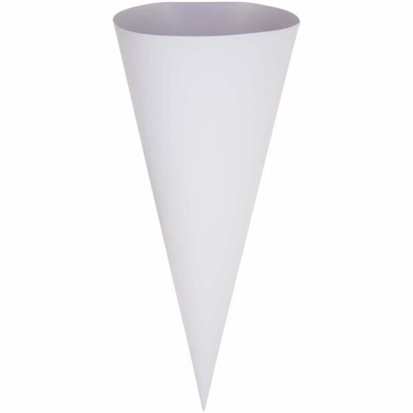 Paper Poetry Schultüte Rohling 70cm weiß