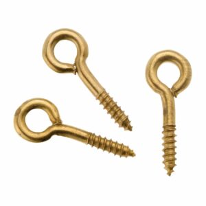 Glorex Ringschrauben geschlossen gold 8x3mm 24 Stück