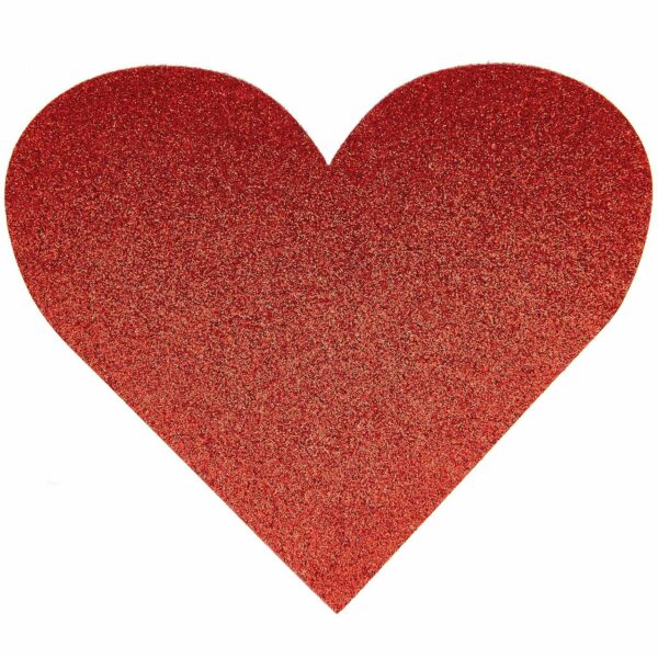 Ohhh! Lovely! Filz Untersetzer Herzen rot 15x12