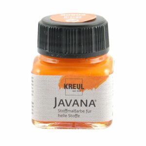 KREUL Javana Stoffmalfarbe für helle Stoffe 20ml orange