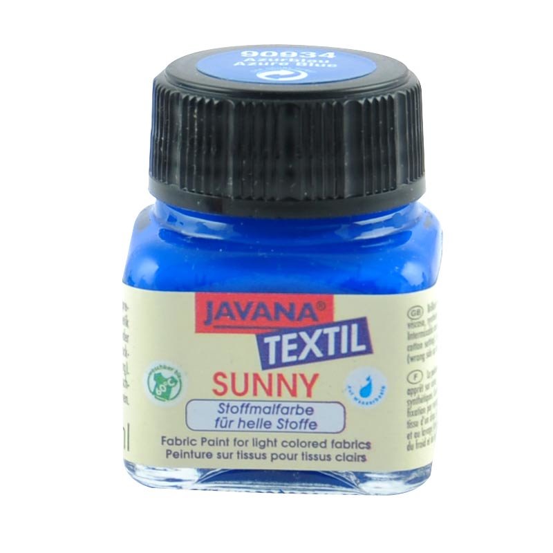 KREUL Javana Stoffmalfarbe für helle Stoffe 20ml azurblau