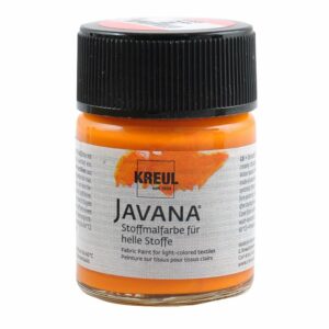 KREUL Javana Stoffmalfarbe für helle Stoffe 50ml orange