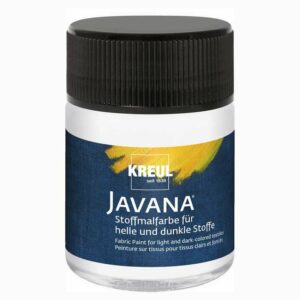 KREUL Javana Stoffmalfarbe helle und dunkle Stoffe 50ml weiß