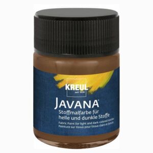 KREUL Javana Stoffmalfarbe helle und dunkle Stoffe 50ml braun