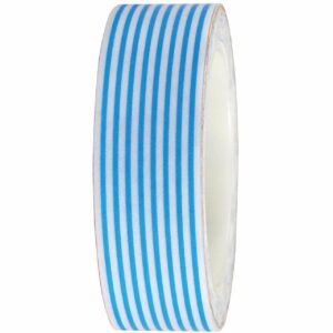 Rico Design Tape weiß-blau gestreift 15mm 10m