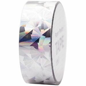 Paper Poetry Holographic Tape Kristall silber 19mm 10m