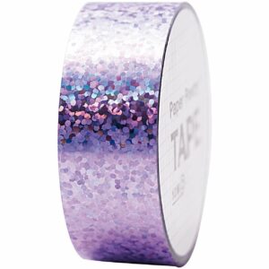 Paper Poetry Holographic Tape Punkte flieder 19mm 10m