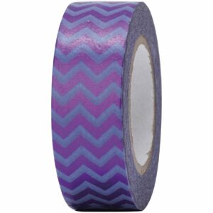 Paper Poetry Tape Zickzack lila 15mm 10m Hot Foil