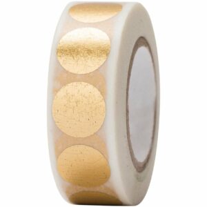 Paper Poetry Tape Punkte gold 15mm 10m Hot Foil