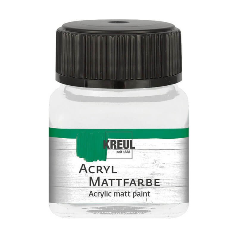 KREUL Acryl Mattfarbe 20ml weiß