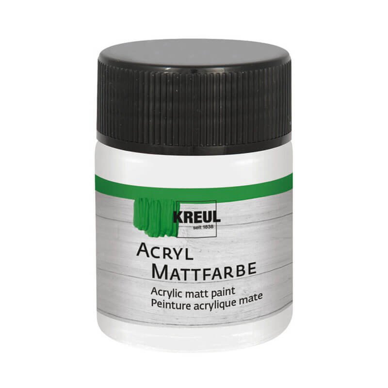 KREUL Acryl Mattfarbe 50ml weiß