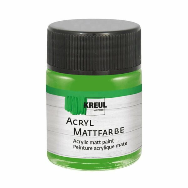 KREUL Acryl Mattfarbe 50ml hellgrün