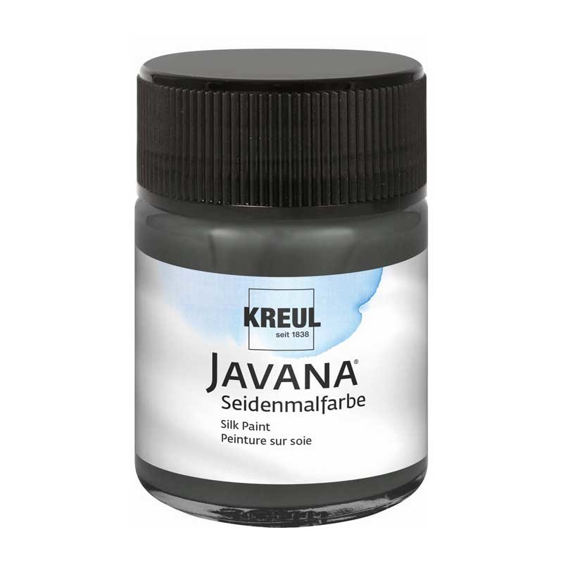 KREUL Javana Seidenmalfarbe 50ml schwarz