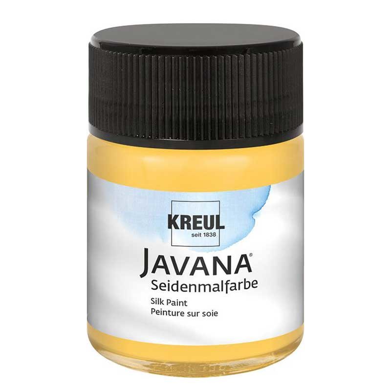 KREUL Javana Seidenmalfarbe 50ml goldgelb