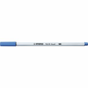 STABILO Pen 68 brush dunkelblau