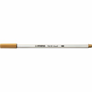 STABILO Pen 68 brush ocker dunkel