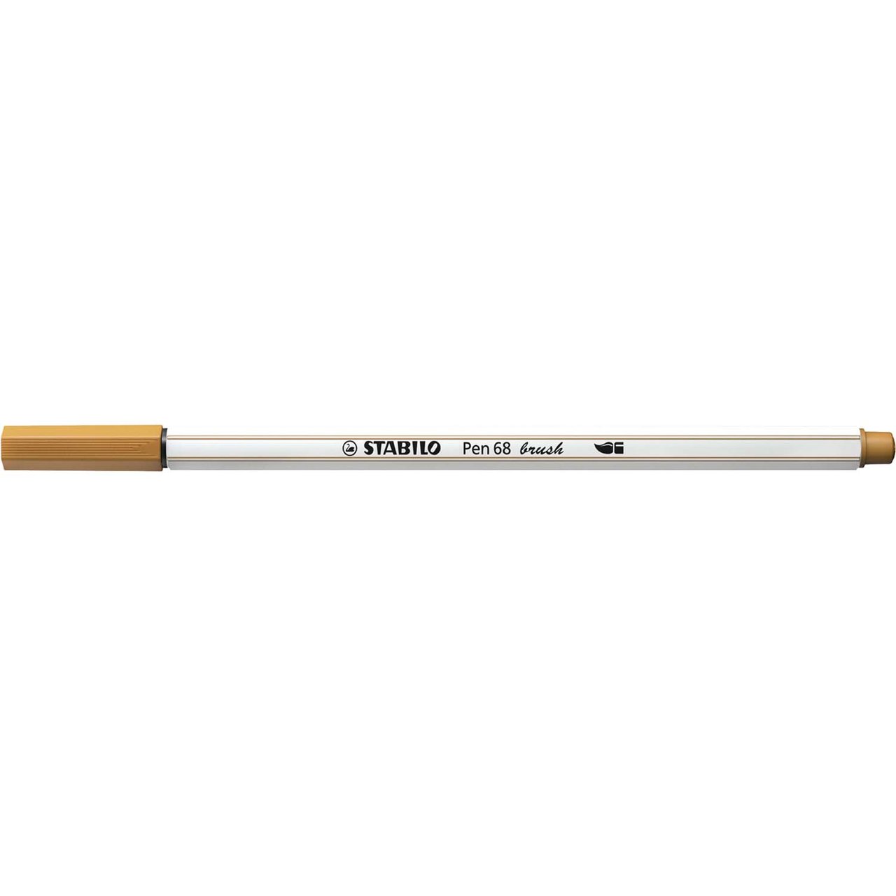 STABILO Pen 68 brush ocker dunkel