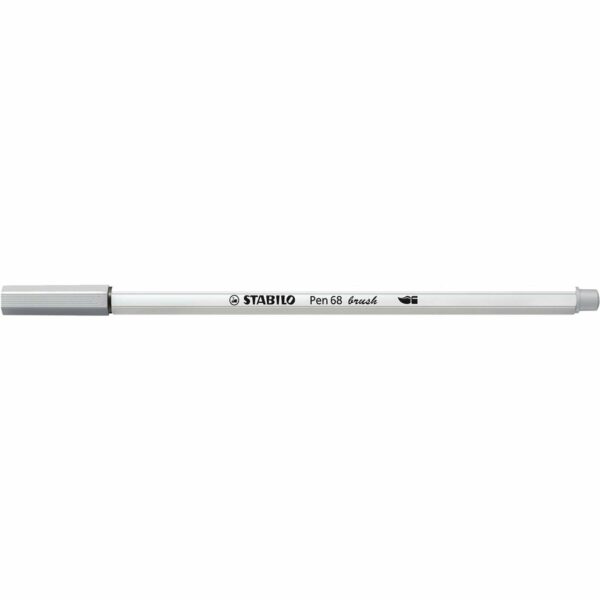 STABILO Pen 68 brush mittelgrau