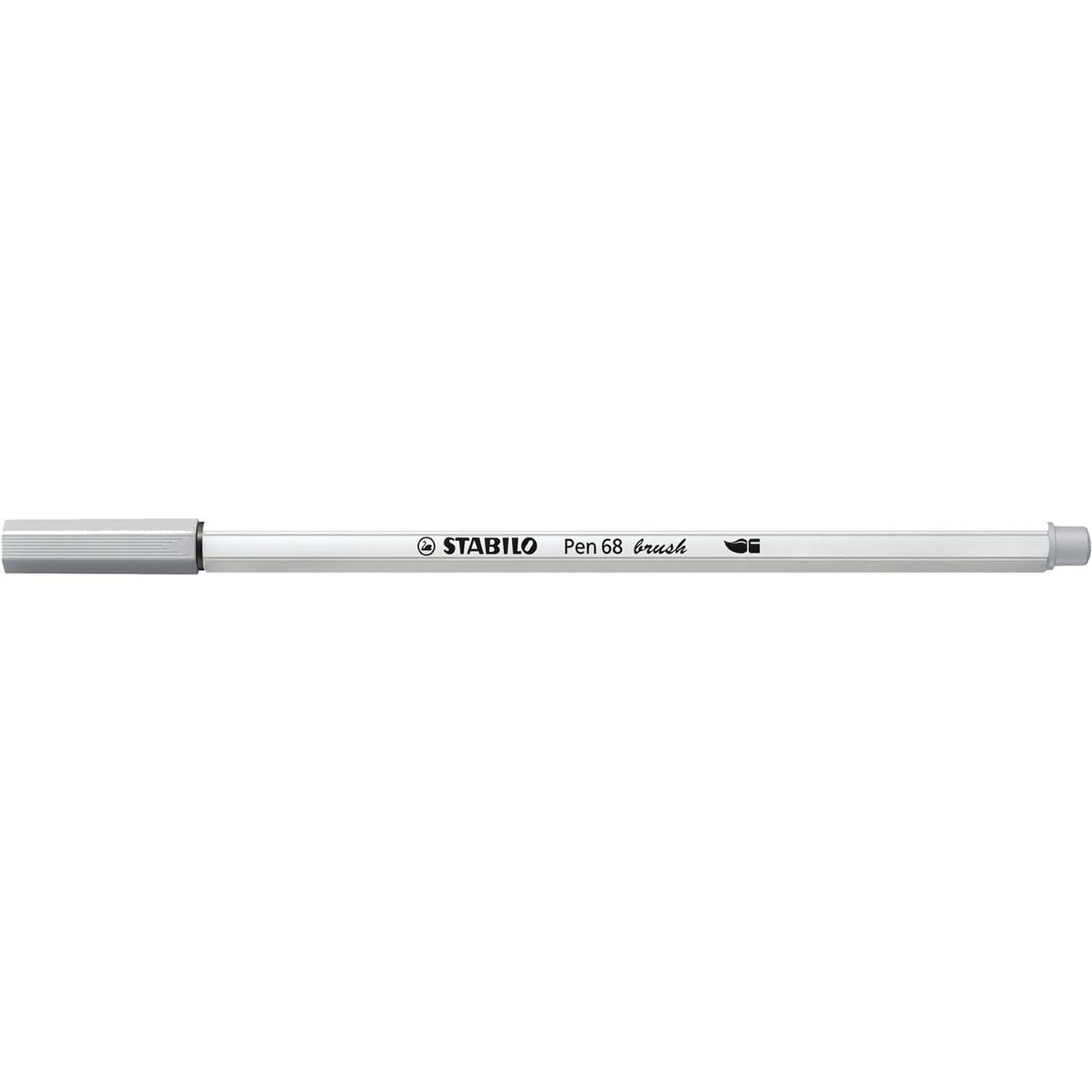 STABILO Pen 68 brush mittelgrau