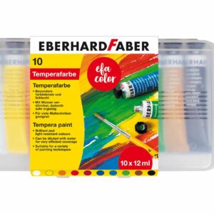 Faber Castell Efacolor Tempera Tuben 12ml 10 Stück