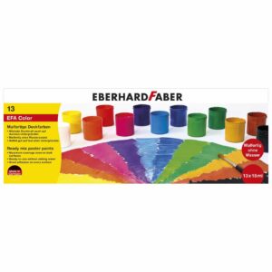 Eberhard Faber Malfertige Deckfarben 13 Farben à 18ml