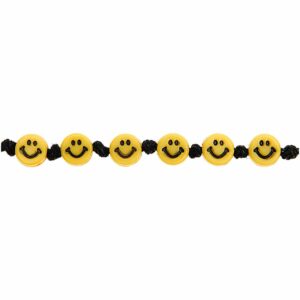 Rico Design Smiley® Originals Perlen flach gelb 6x3mm 100 Stück