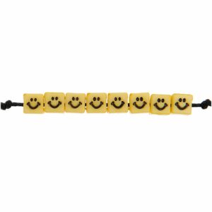 Rico Design Smiley® Originals Perlen Würfel gelb 6x6x6mm 70 Stück